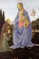 Lippi, Filippino - Madonna with Child St Anthony of Padua and a Friar